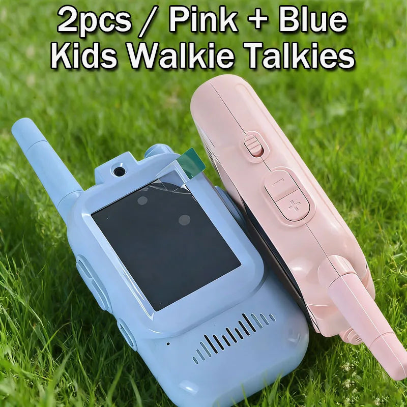 Kids Video Walkie Talkies - Rechargeable Two Way Radios for Camping Trips