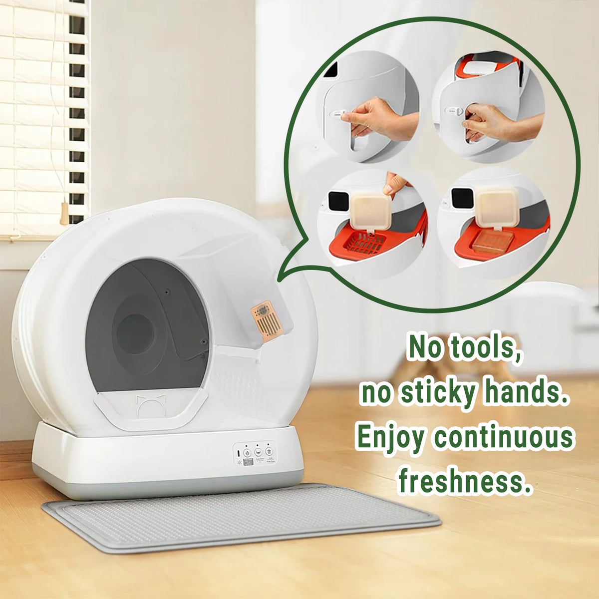 Cat Litter Box Odour Control - Fits Petkit, Meowant and Ubpet SC01/SC02