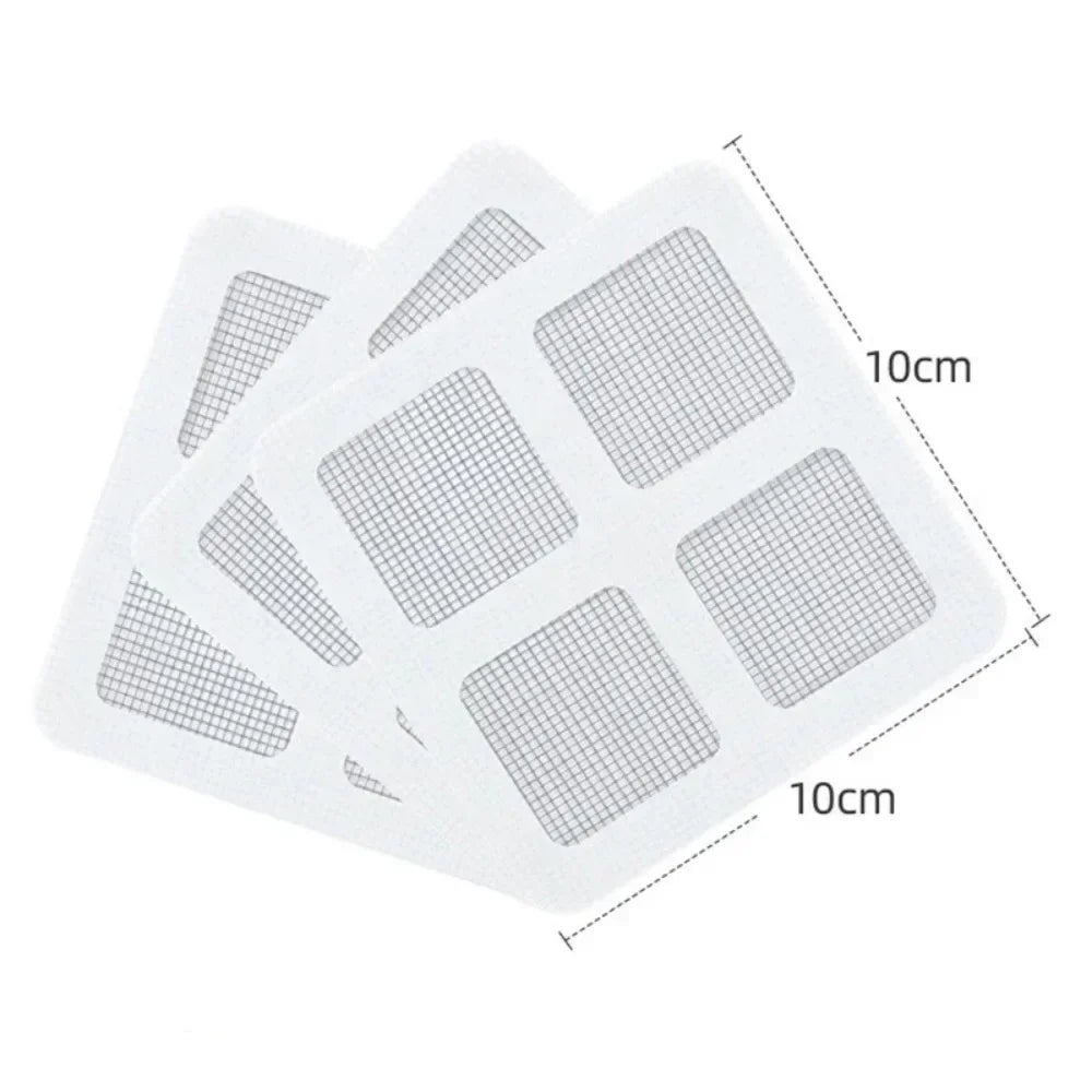 Disposable Shower Drain Covers - 10x10cm Hair Catchers in 1 to 200 Packs