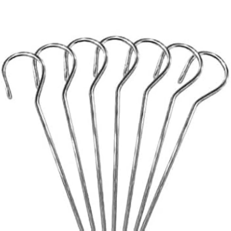 Vertical Skewer Rack - Stainless Steel Air Fryer and BBQ Stand with 24 Skewers
