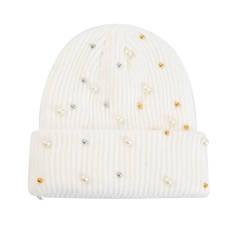 Women's Soft Knit Beanie Hat - Warm One-Size 55-60cm Cap in 13 Colours