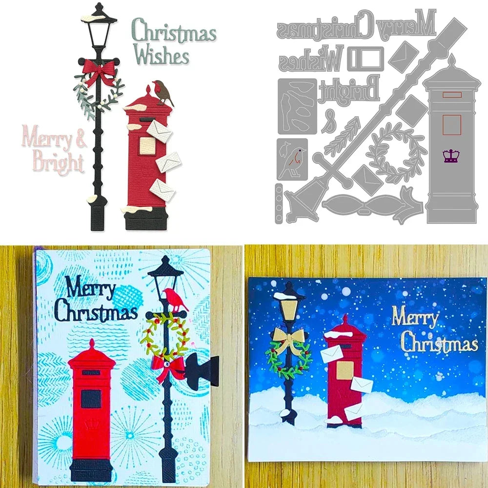 Metal Cutting Dies - Pinecone, Christmas Tree and Gingerbread Craft Shapes