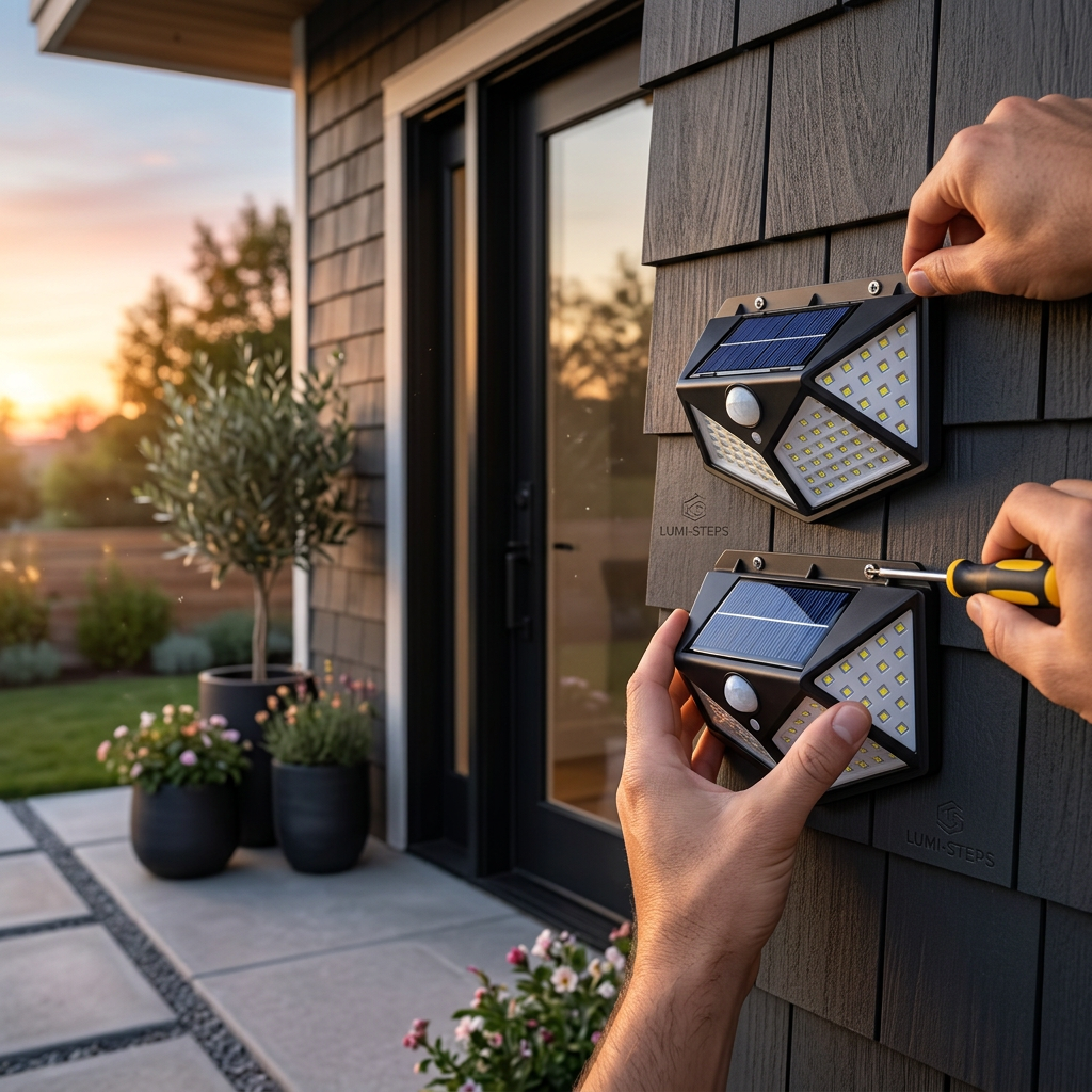 Solar wall light 2PCS lifestyle