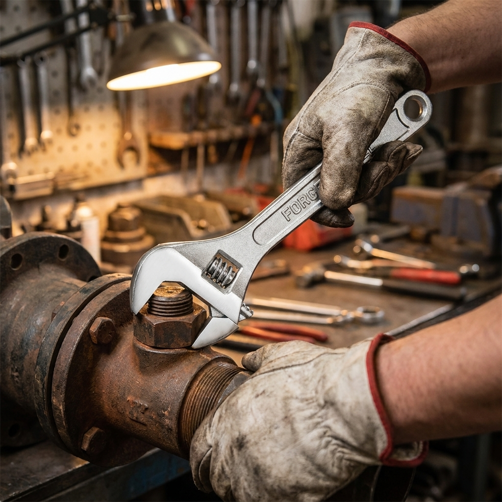 12 inch adjustable wrench lifestyle