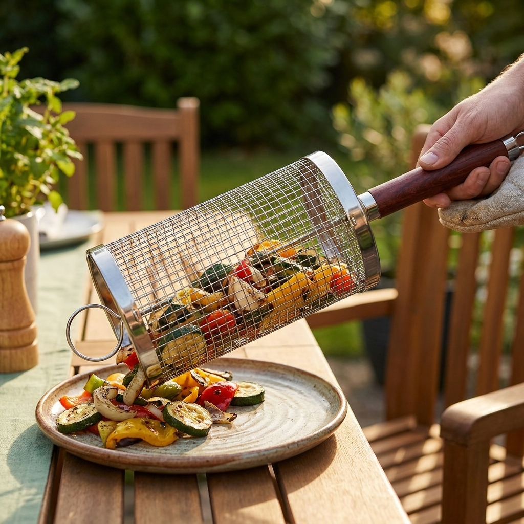 Rolling grill basket S 1 lifestyle
