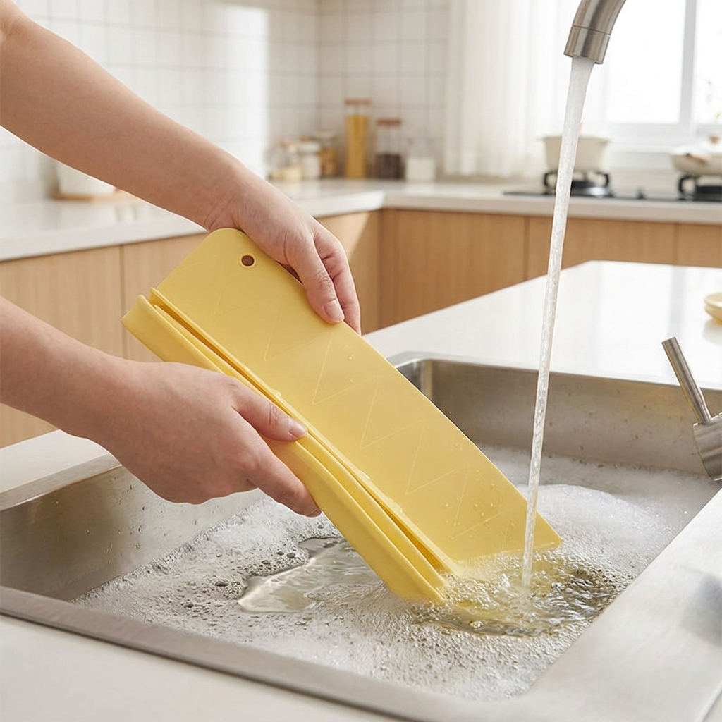 Silicone sink yellow lifestyle