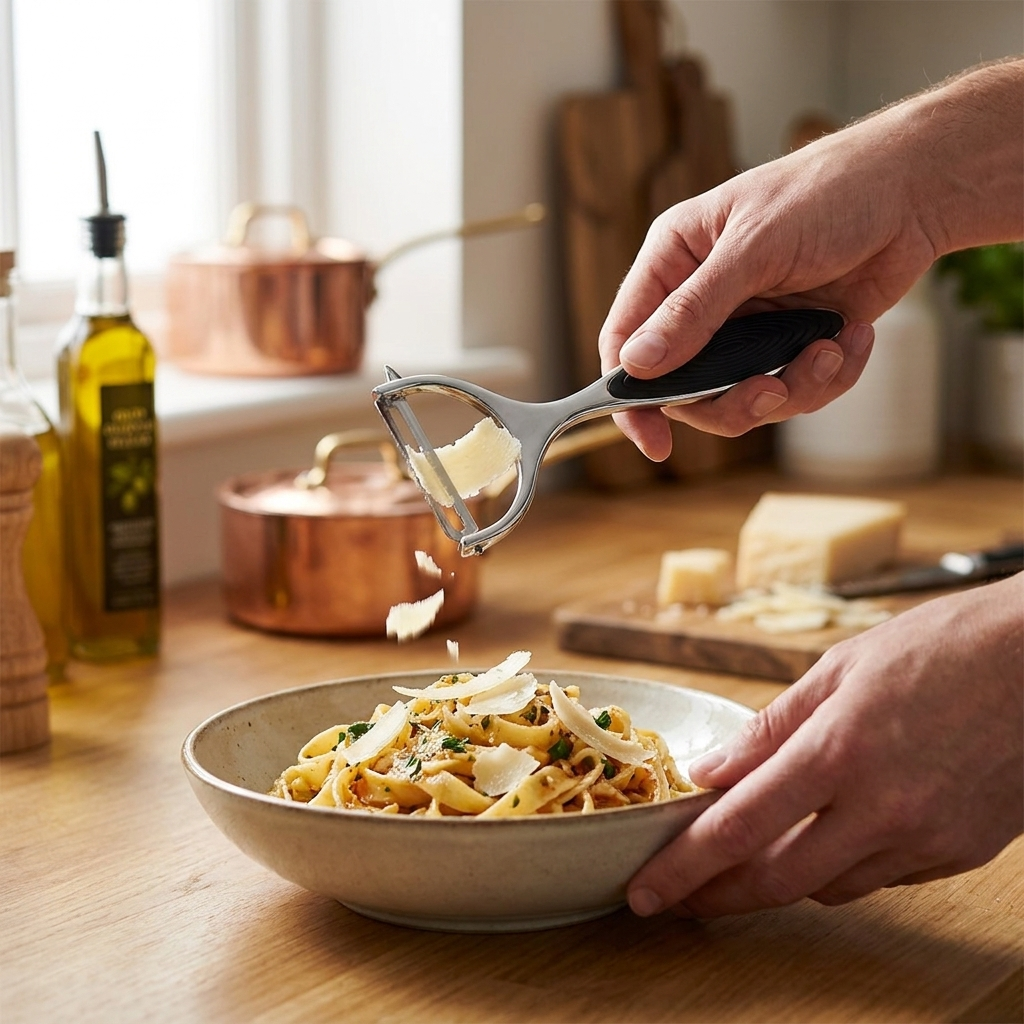 Y shaped grater lifestyle