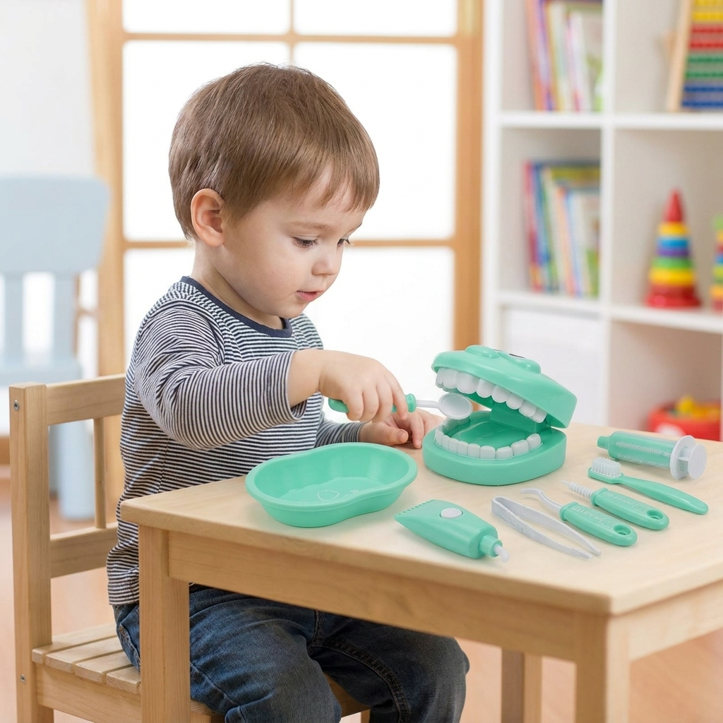 Green dentist play set lifestyle