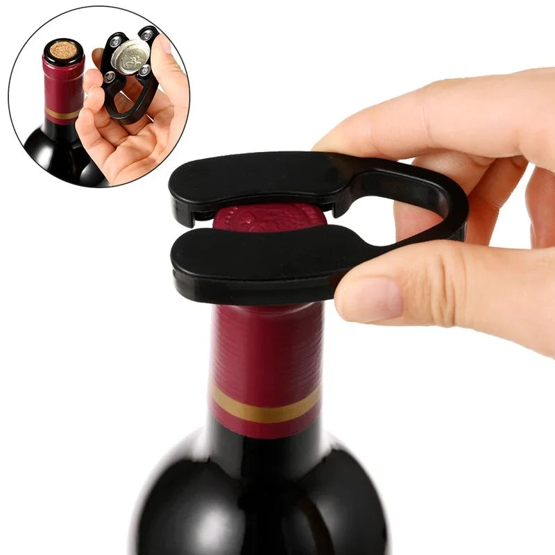 Air Pump Wine Bottle Opener - Pin Corkscrew Set with Foil Cutter