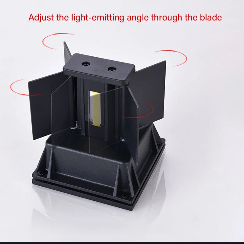 LED Wall Lamp - IP65 Waterproof Indoor Outdoor Light with Sensor Option