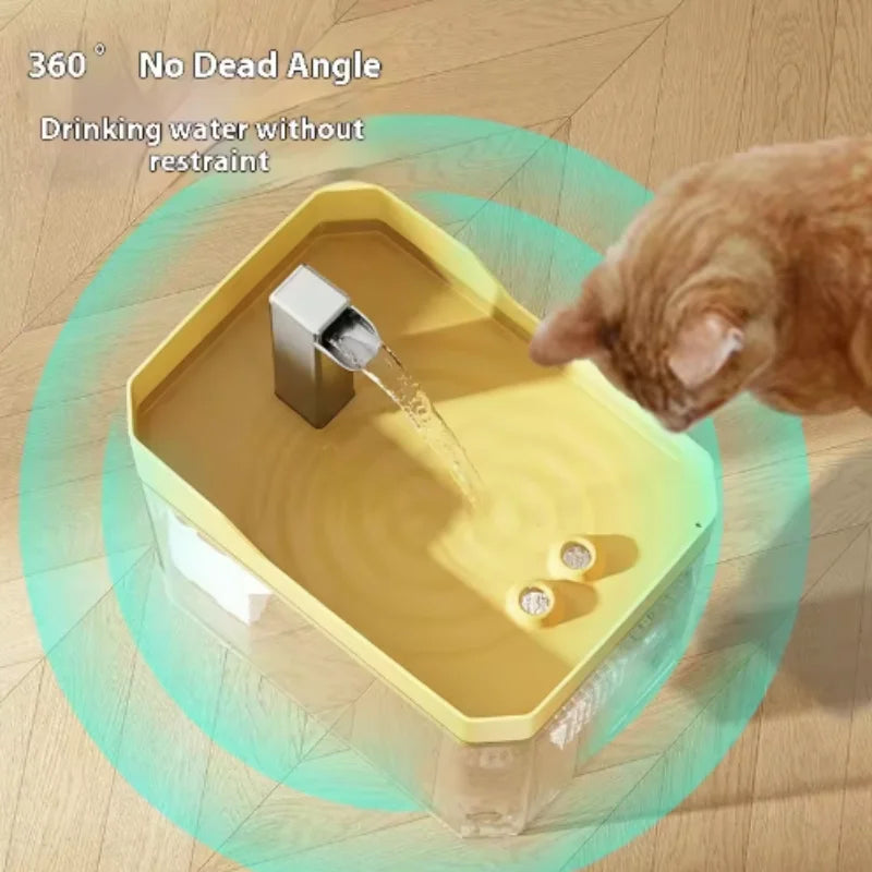 Cat Water Fountain - Automatic USB Pet Drinking Fountain with Filter for Cats and Dogs