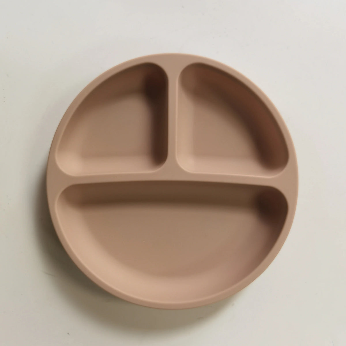 Silicone Suction Plate with Lid - Divided Baby Weaning Dinner Plate