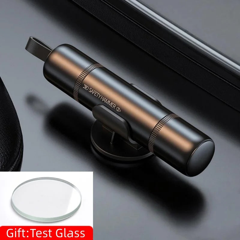 Car Escape Tool - Emergency Glass Breaker for Vehicles, Red or Black