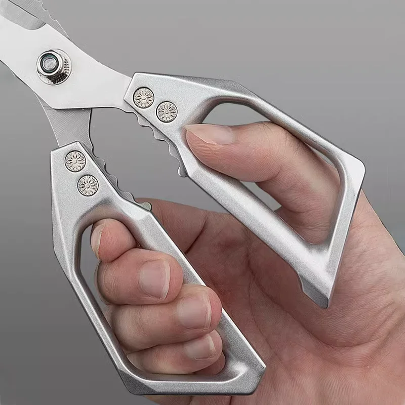 Stainless Steel Kitchen Scissors - Multi-Function Chicken and Fish Shears