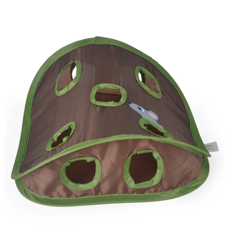 Foldable Cat Tunnel - Collapsible Pop-Up Play Tube for Kittens, Cats and Small Pets