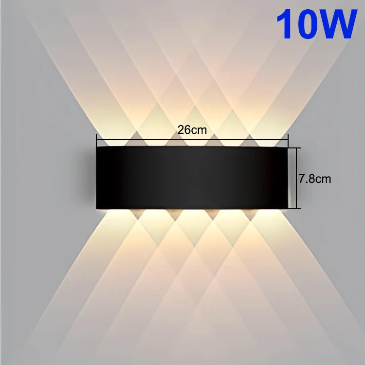 Up and Down LED Wall Lamp - Waterproof Light in Warm or Cool White