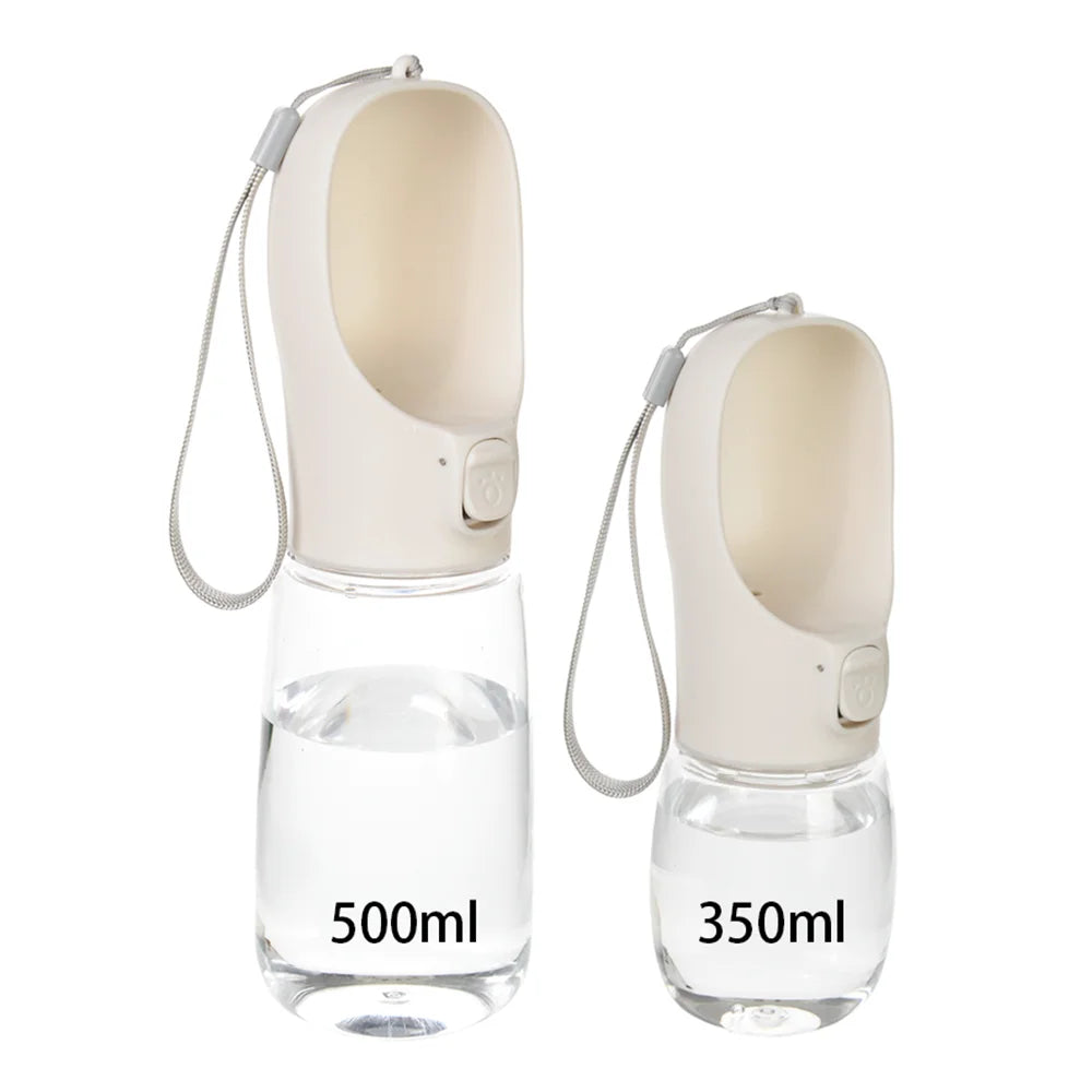 Portable Dog Water Bottle - Travel Drinking Bowl and Dispenser for Walks, 350ml and 550ml