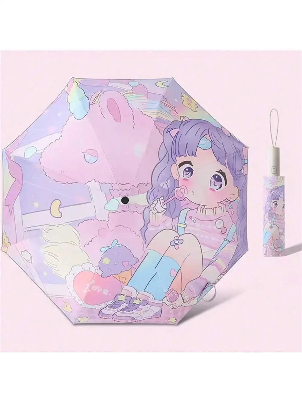 Unicorn Kids Umbrella - Lightweight 8K Aluminium Frame for Boys and Girls
