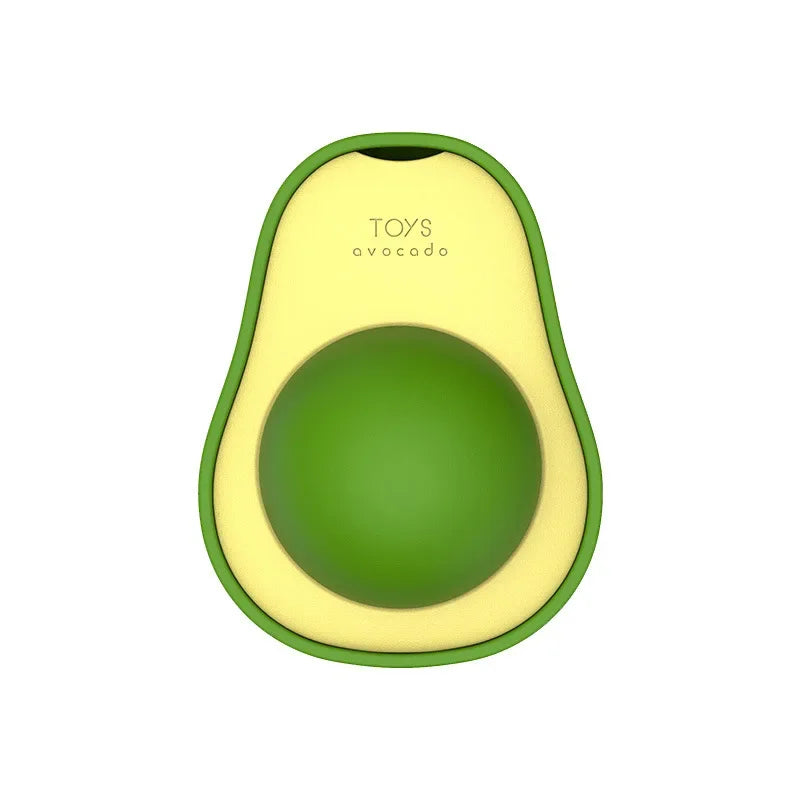 Avocado Catnip Ball - Wall Mounted Rotating Cat Toy for Teeth Cleaning and Play