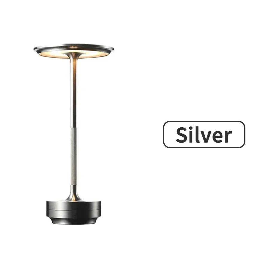 Wireless Table Lamp - USB Rechargeable Touch Candle Light for Bedroom