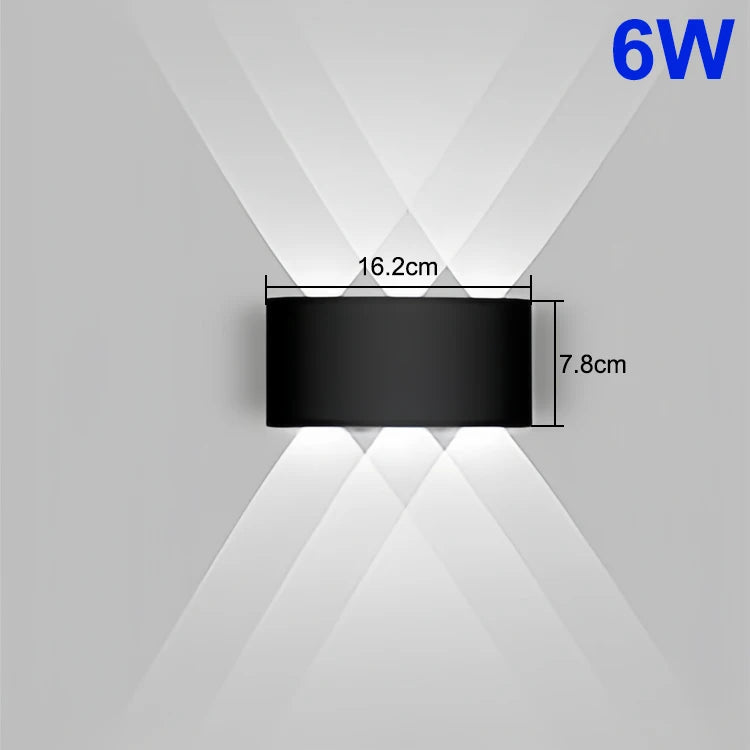 Up and Down LED Wall Lamp - Waterproof Light in Warm or Cool White