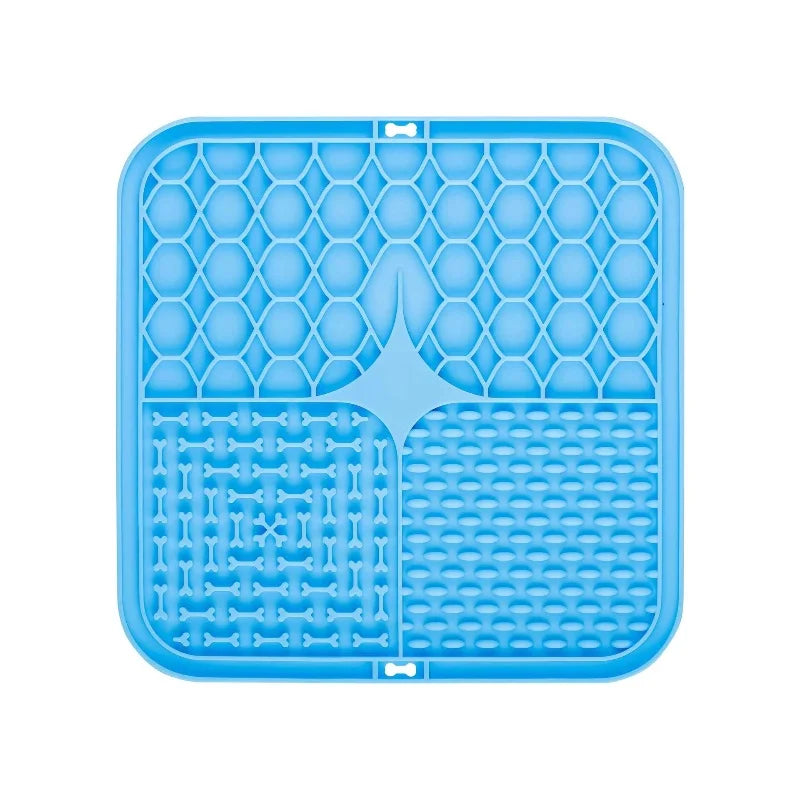 Pet Lick Mat - Silicone Suction Slow Feeder for Dog Bathing and Training