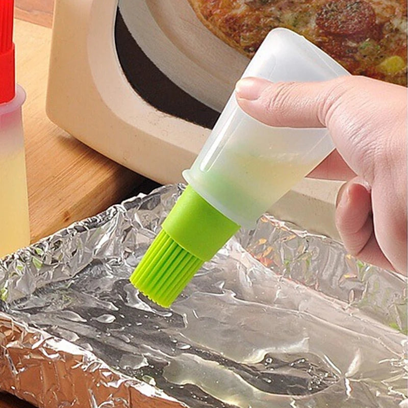 Silicone Basting Brush - Heat Resistant Pastry & BBQ Oil Brush