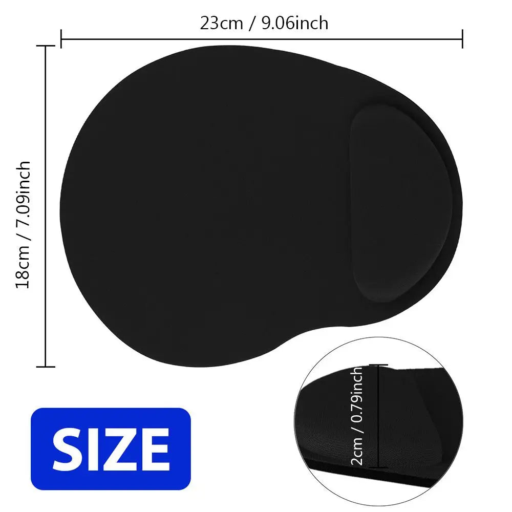 Ergonomic Mouse Wrist Rest - Soft Support Pad for Laptop and Computer Desks