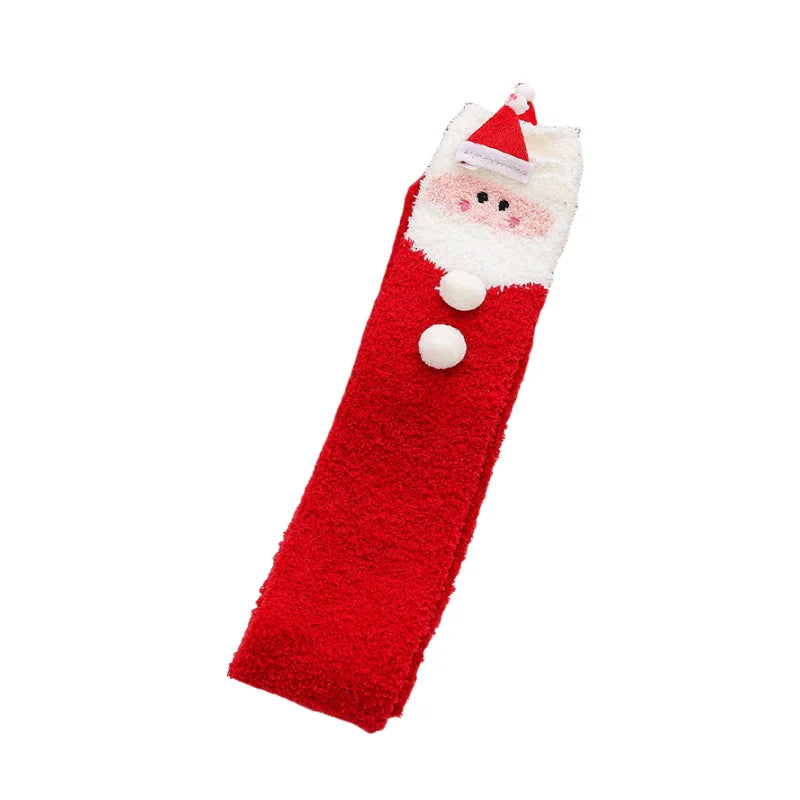 Womens Thigh High Fuzzy Socks - Cozy Soft Warm Pair in EU 34-39