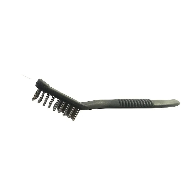 Heavy Duty Grill Cleaning Brush with Steel Bristles - BBQ Grate Scrubber