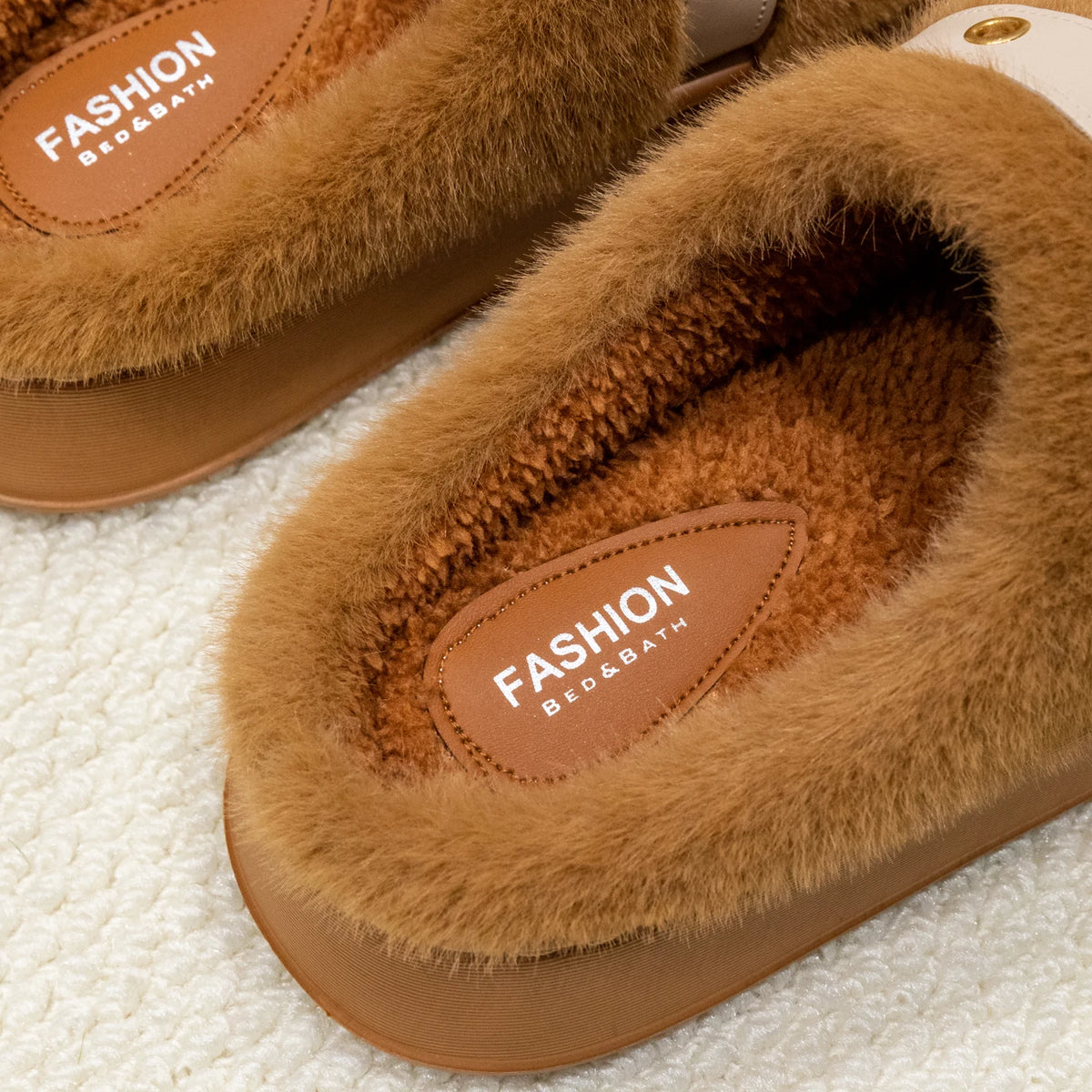 Women's Plush Slippers - Non-Slip Indoor House Shoes, Sizes 36-45