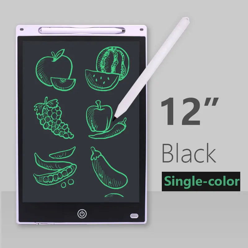 LCD Writing Tablet for Kids - 8.5 and 12 Inch Drawing and Doodle Board
