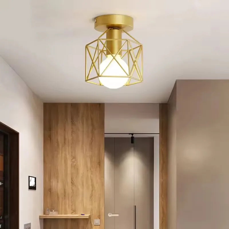 LED Ceiling Light - Mini Indoor Fixture for Kitchen, Bedroom and Bathroom