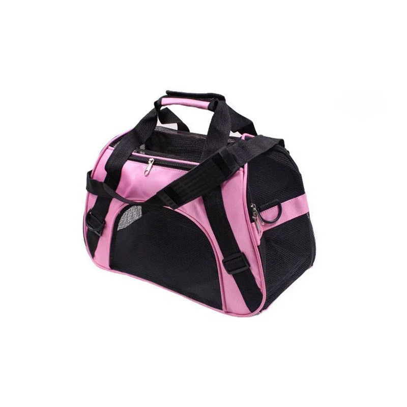 Pet Carrier Bag - Breathable Foldable Cat and Dog Travel Bag in S, M and L