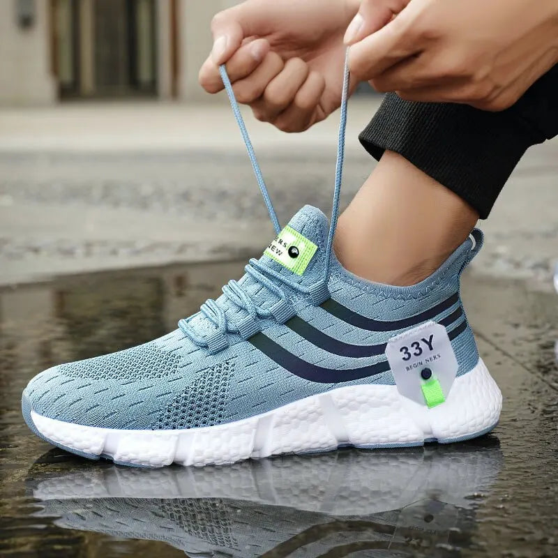 Mens Casual Sport Shoes - Breathable Lightweight Trainers in Sizes 37-46