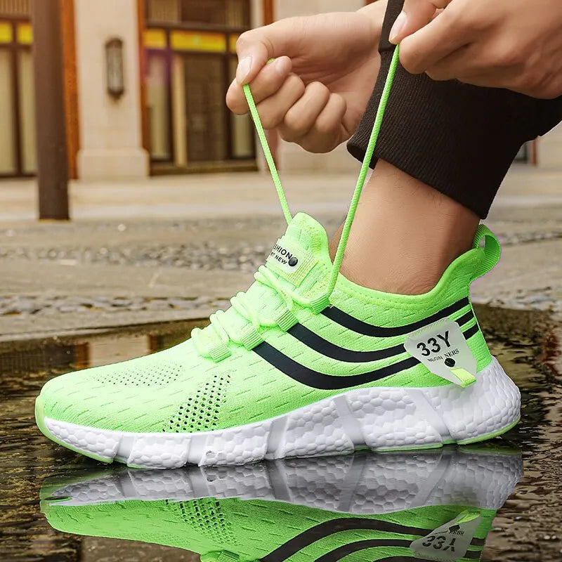 Mens Casual Sport Shoes - Breathable Lightweight Trainers in Sizes 37-46