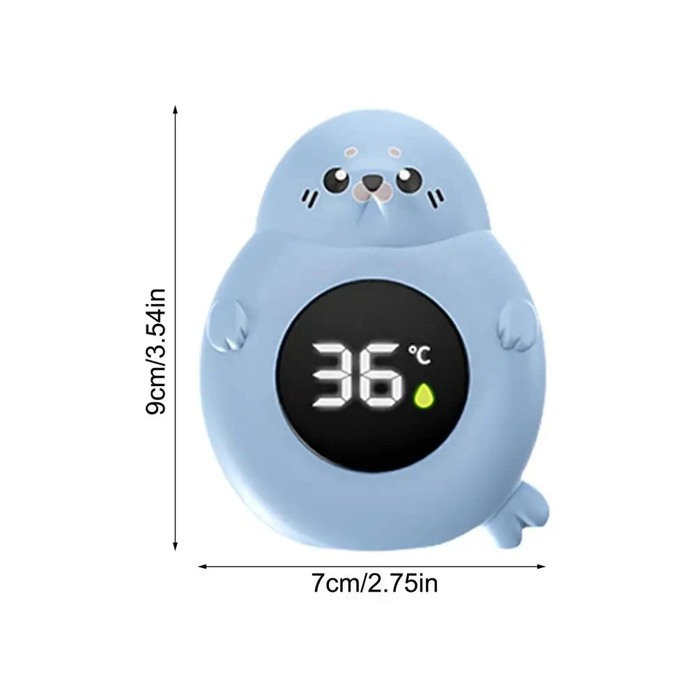 Floating Baby Bath Thermometer - Digital LED Water Temperature Meter for Infant Bath Time