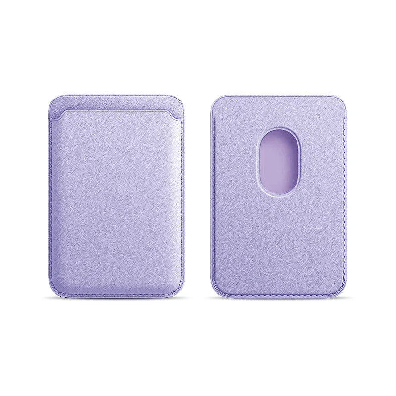 Magnetic Card Holder - PU Leather MagSafe iPhone Wallet in 21 Colours