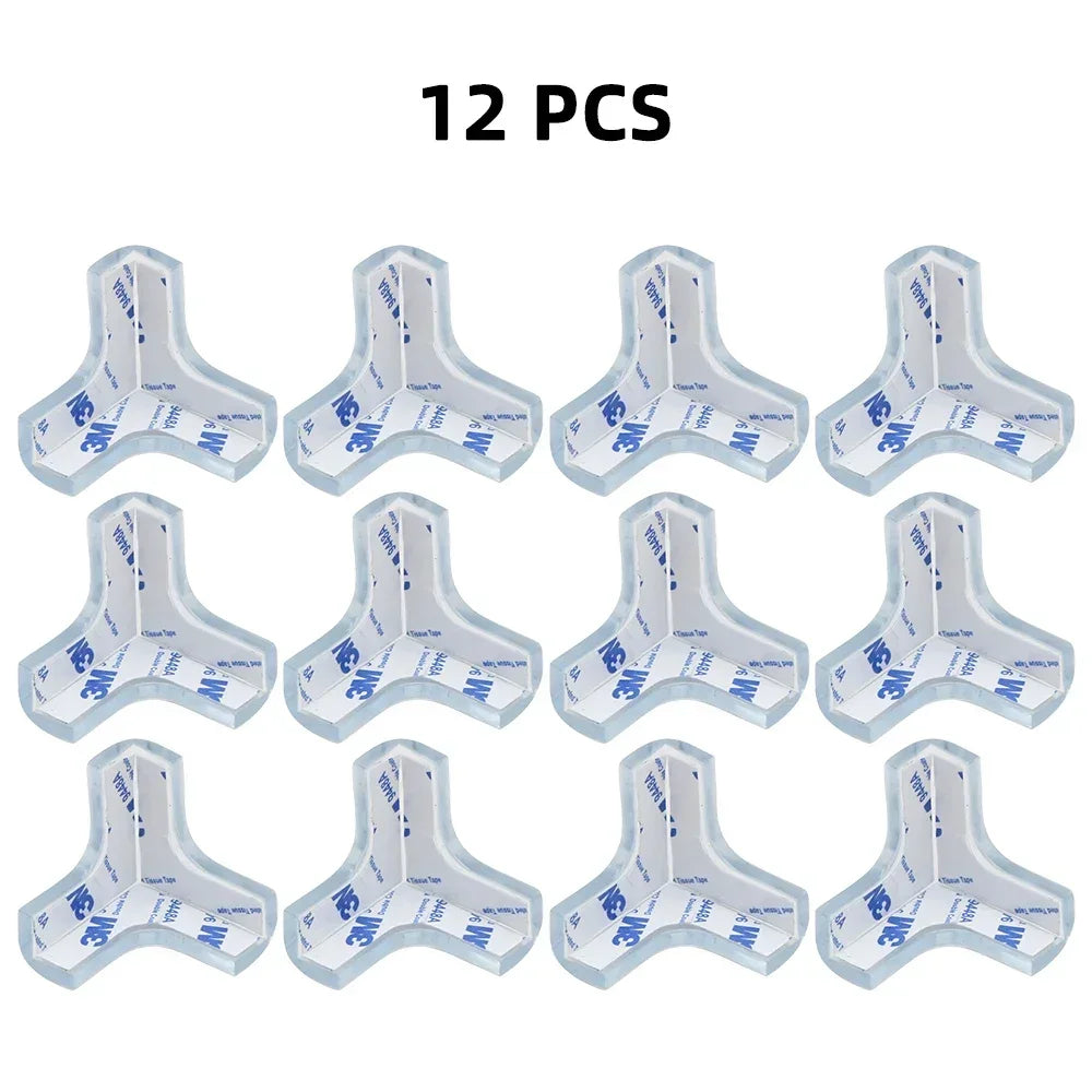 Clear Table Corner Protectors - Soft PVC Baby Safety Edge Guards, 4-16 Pack