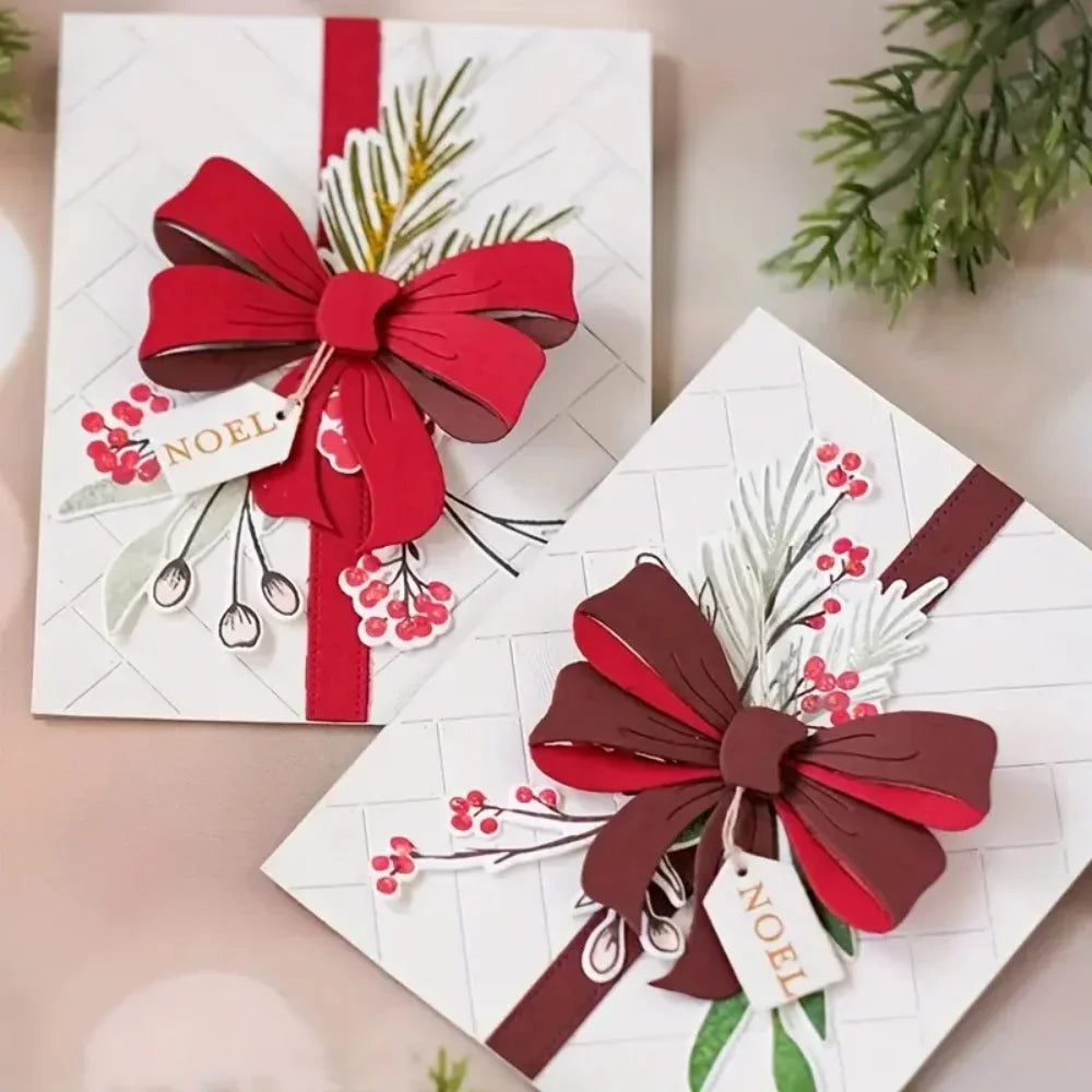 Metal Cutting Dies - Pinecone, Christmas Tree and Gingerbread Craft Shapes