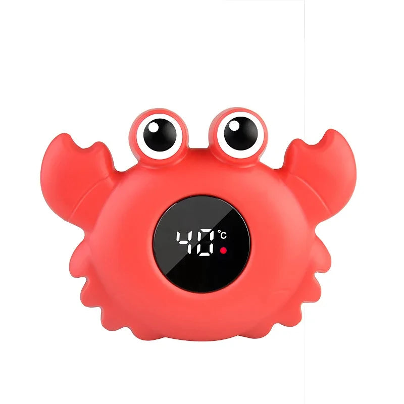 Floating Baby Bath Thermometer - Digital LED Water Temperature Meter for Infant Bath Time