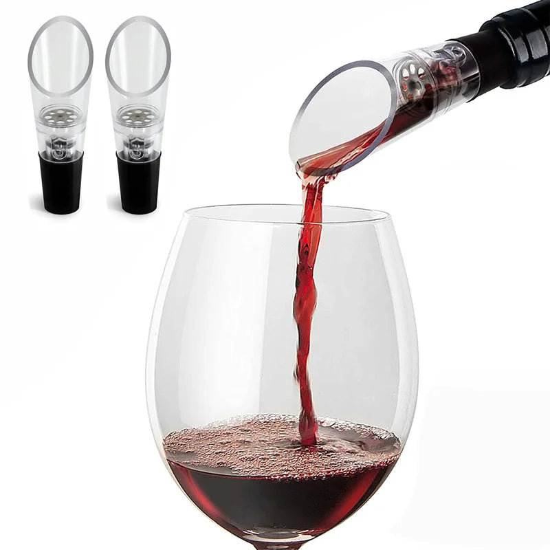 Crystal Wine Aerator Pourers - Multipacks of 2, 5, 10 or 12 Pieces