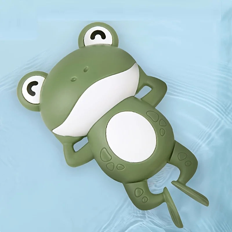 Wind-Up Bath Toys - Swimming Clockwork Frogs for Toddler Bath Time and Pool Play