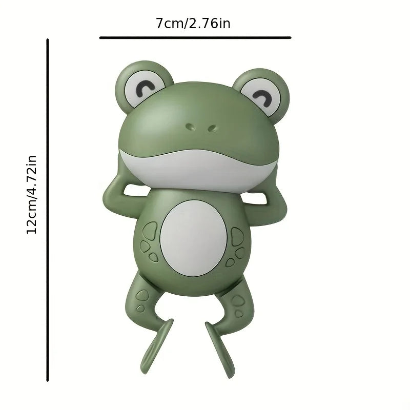 Wind-Up Bath Toys - Swimming Clockwork Frogs for Toddler Bath Time and Pool Play