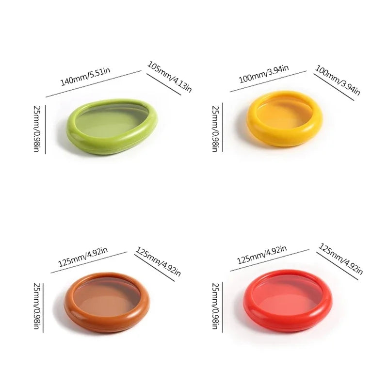Fruit and Vegetable Keeper Boxes - Fresh Storage Pods for Avocado, Onion and Lemon