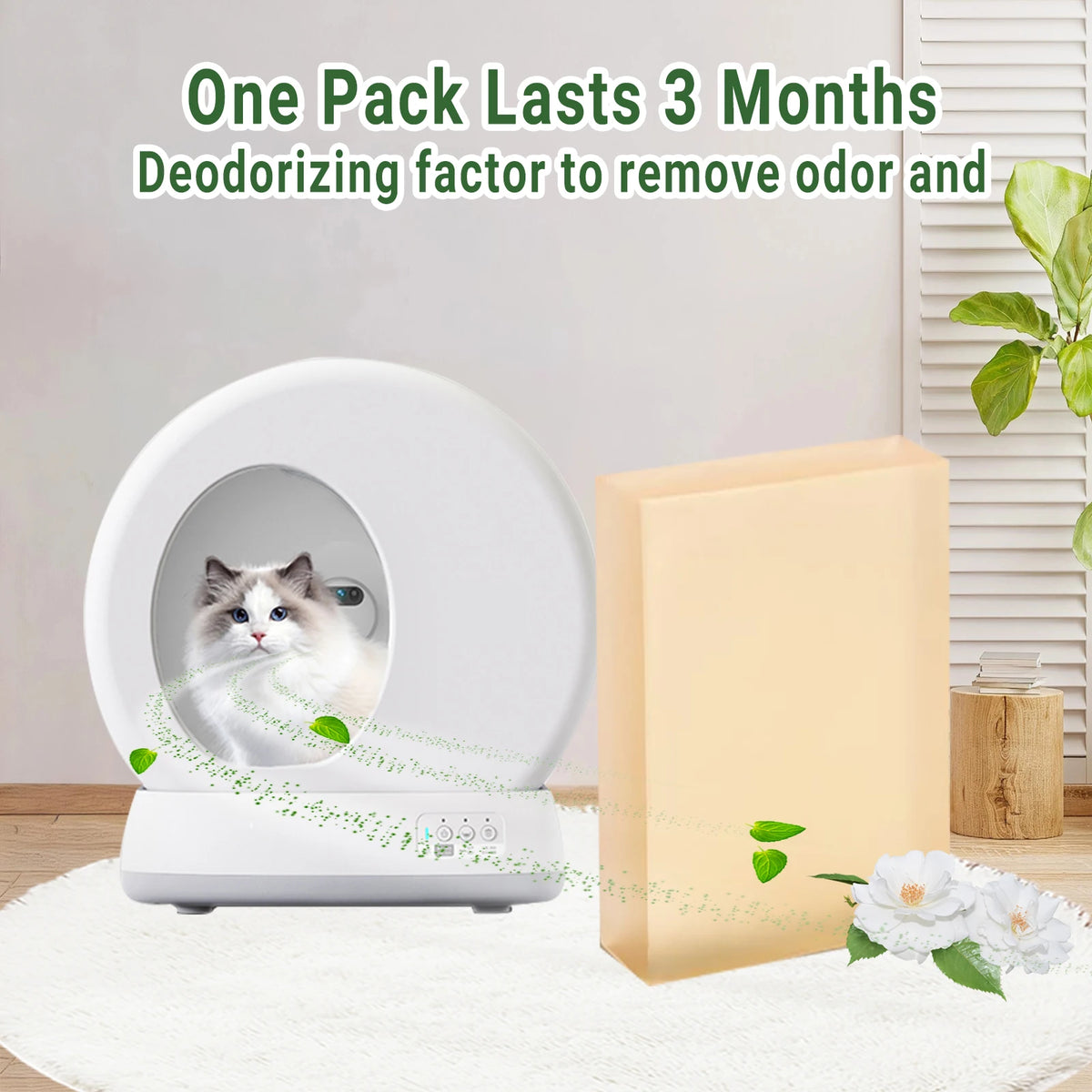 Cat Litter Box Odour Control - Fits Petkit, Meowant and Ubpet SC01/SC02