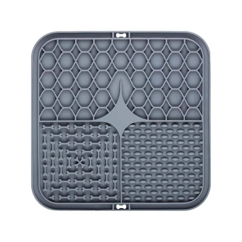 Pet Lick Mat - Silicone Suction Slow Feeder for Dog Bathing and Training