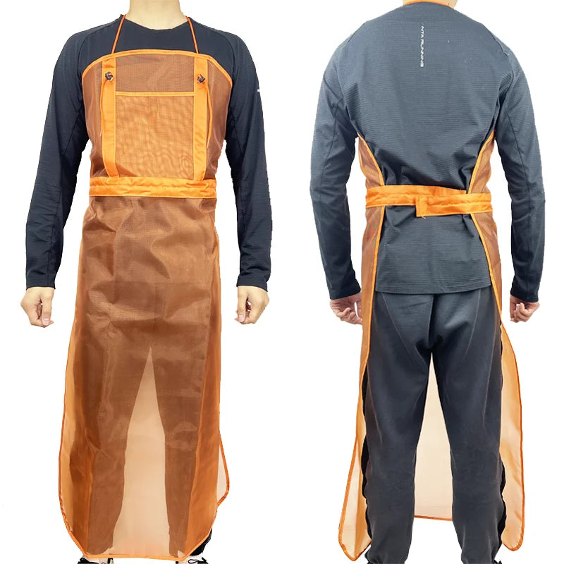 Garden Mowing Apron - Breathable Mesh Apron for Lawn Care and Trimming