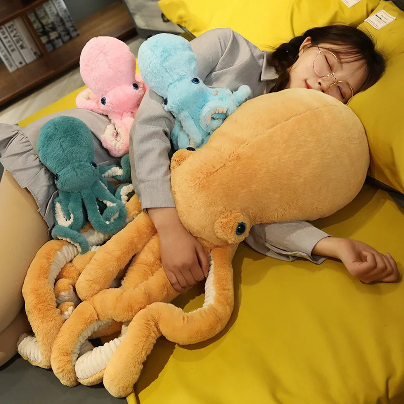 Plush Octopus Toy - Giant Soft Cuddly Toy in 4 Sizes from 30cm to 90cm