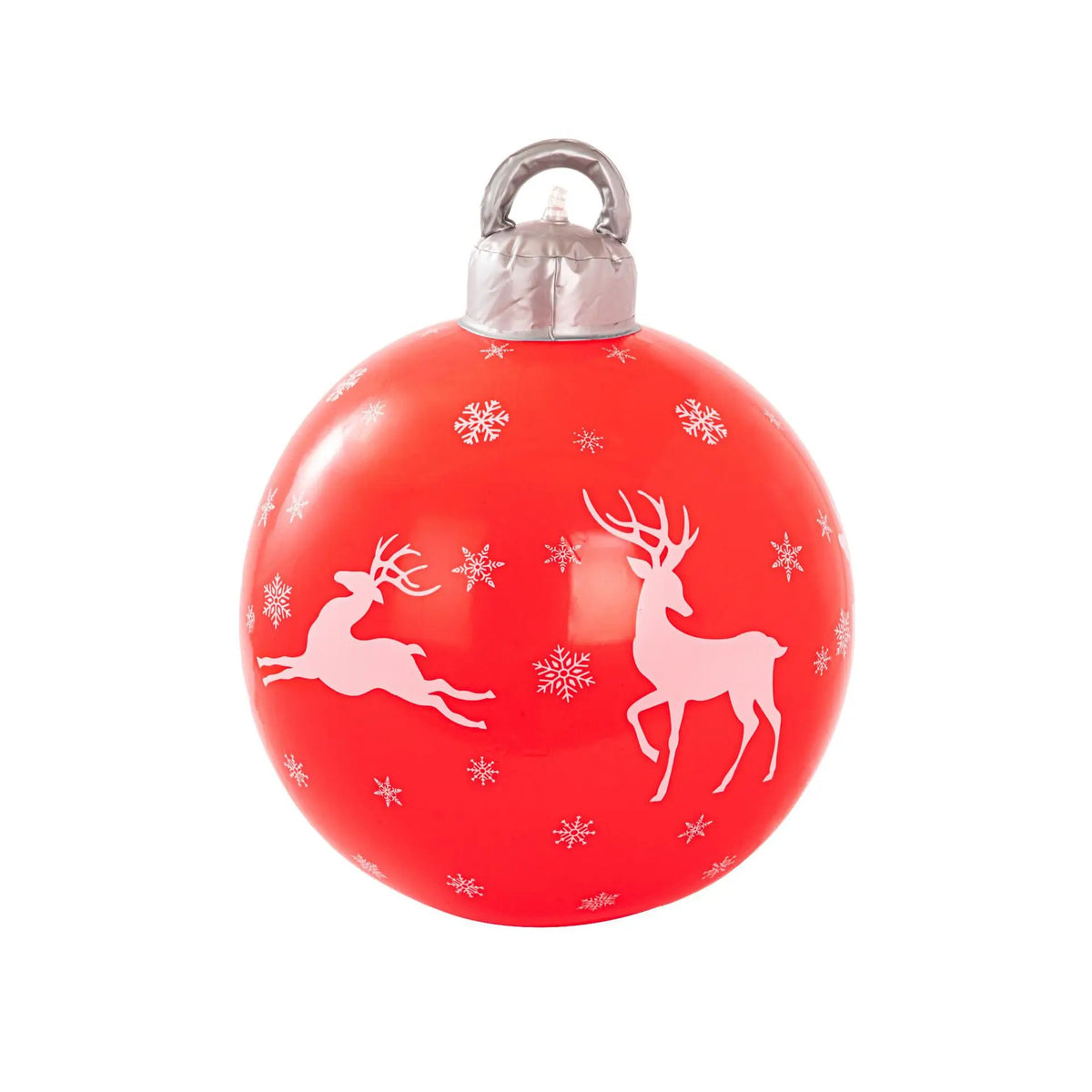 Inflatable Christmas Ball - 40cm PVC Outdoor Bauble for Gardens and Trees